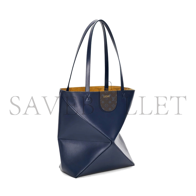 LOEWE MEDIUM PUZZLE FOLD TOTE IN SHINY CALFSKIN A657G50X01 06 (31.5*25.5*14.5cm)